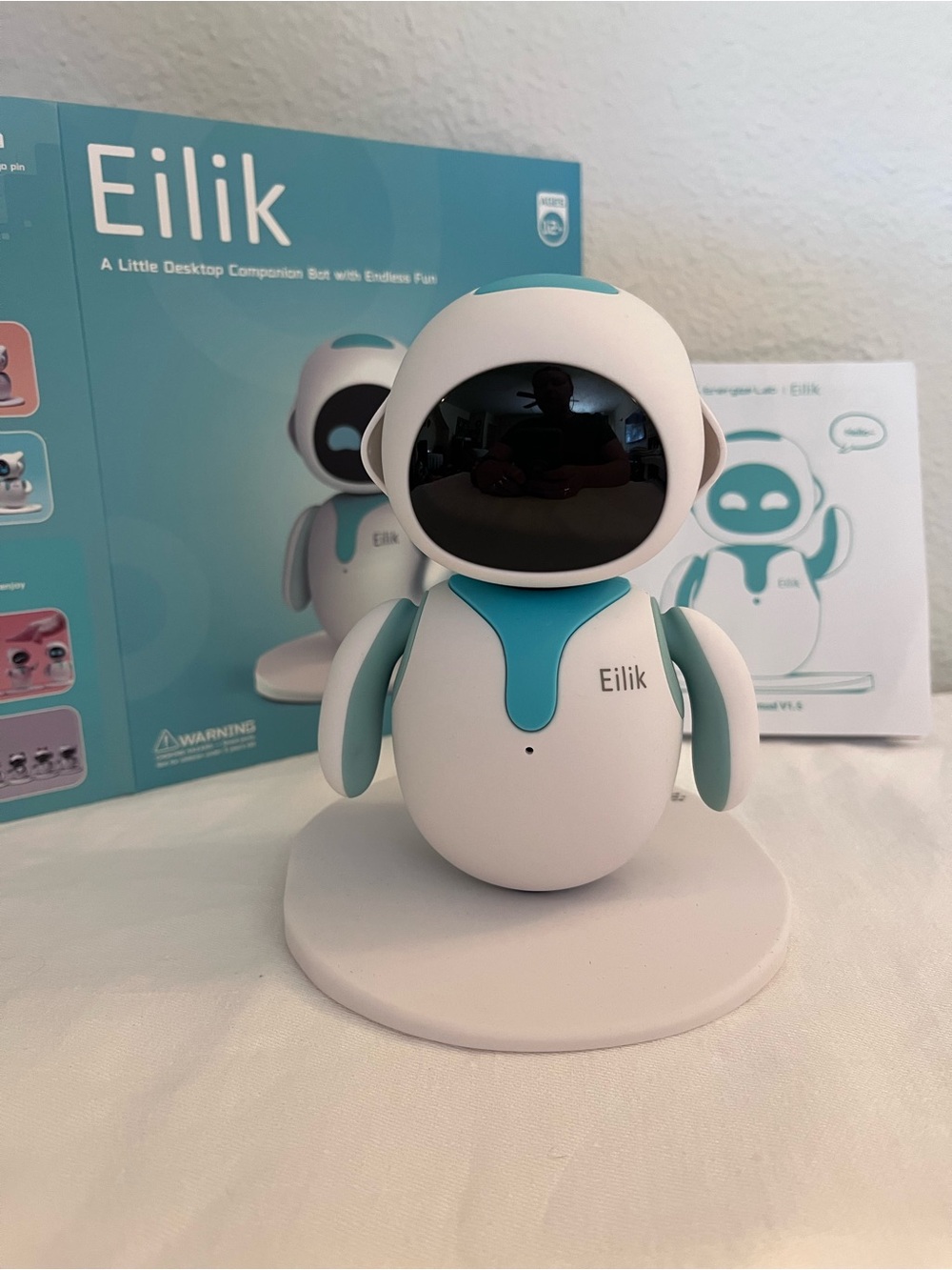 Eilik Desktop Companion Robot Energize Lab w/ Exterior Box No Cable